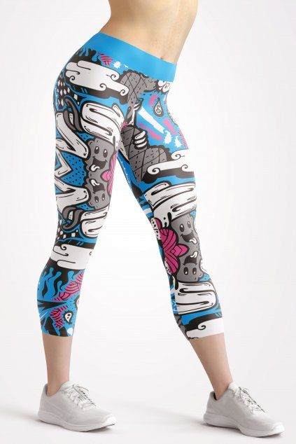 toon hype 3 4 leggings front by utopy