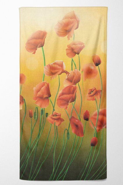 Beach Towel with Decorative Trim