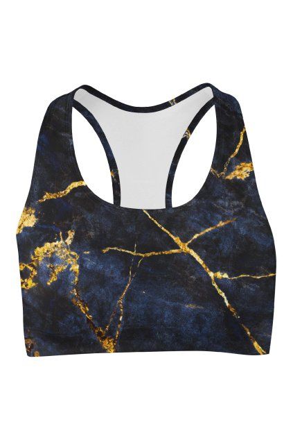 dark gold sport bra front by utopy