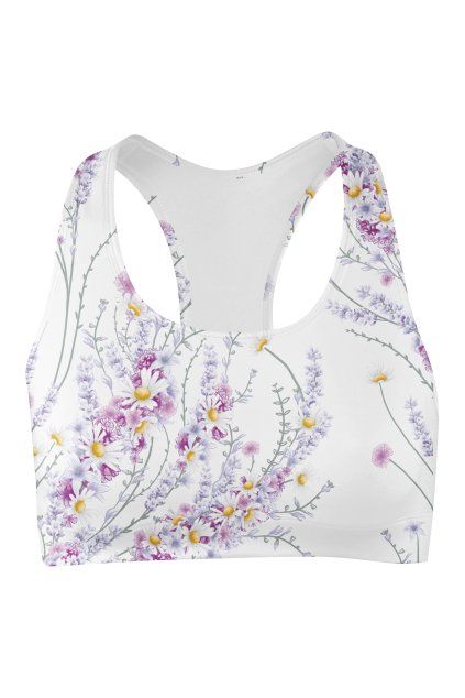 flower beauty sport bra front by utopy