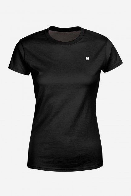 damske tricko black front by utopy