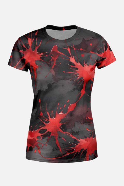 damske tricko blood splash front by utopy