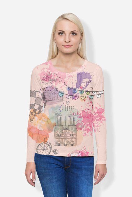 Damske dlouhe tricko parisienne UTOPY