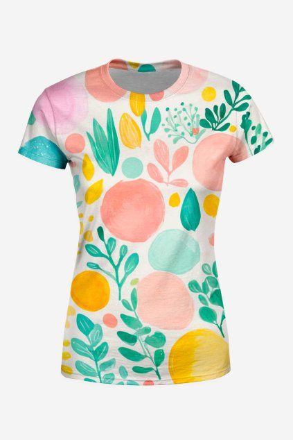 damske tricko Floral energy by utopy