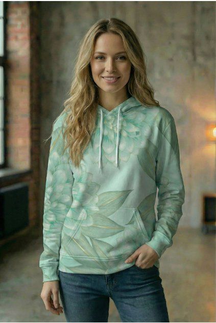 damska mikina dark beauty mint edition by utopy
