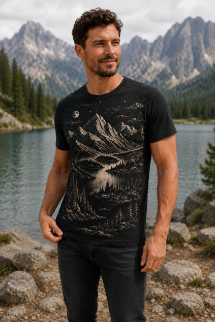 Pánské sportovní tričko Wild Ridge black edition
