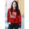 Mikina Red Rozes fullprint