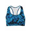 tropical garden sport bra front by utopy
