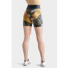 biker shorts golden leaves back by utopy